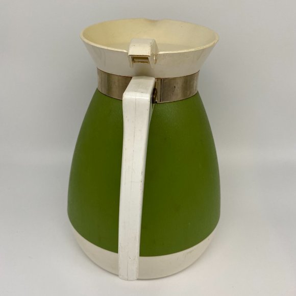 Vintage West Bend Insulated Pitcher Avocado Green - Picture 4 of 10